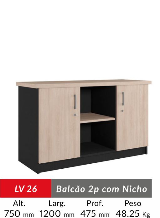 BALCAO VENEZA 2P C/ NICHO 