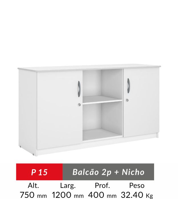 BALCAO PRATICA 2P + NICHO 