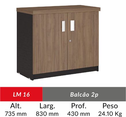 BALCAO MODENA 2 PORTAS 