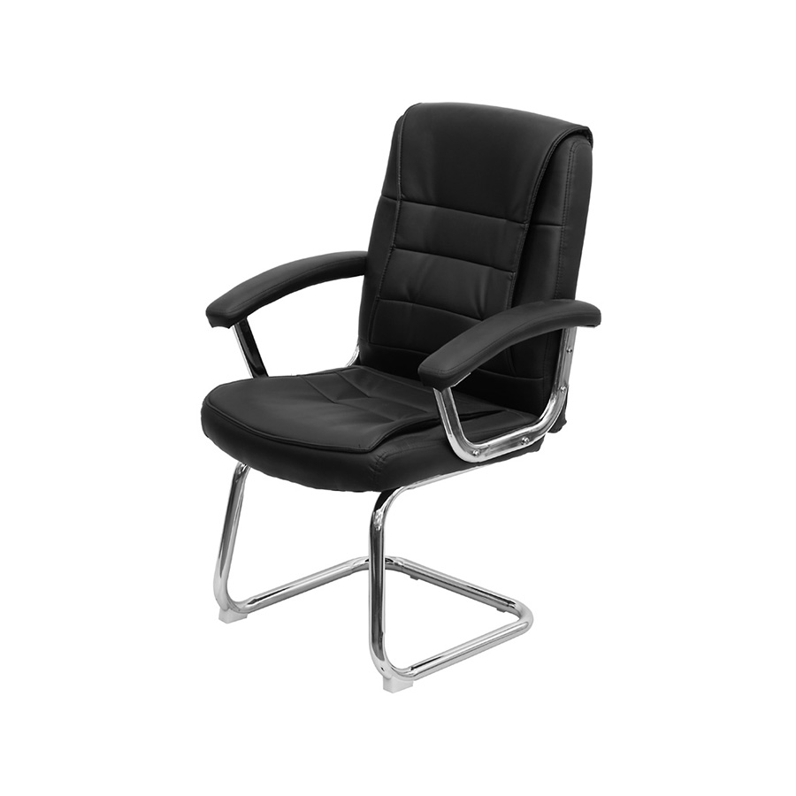 CADEIRA OSLER PRETA BAIXA FIXA