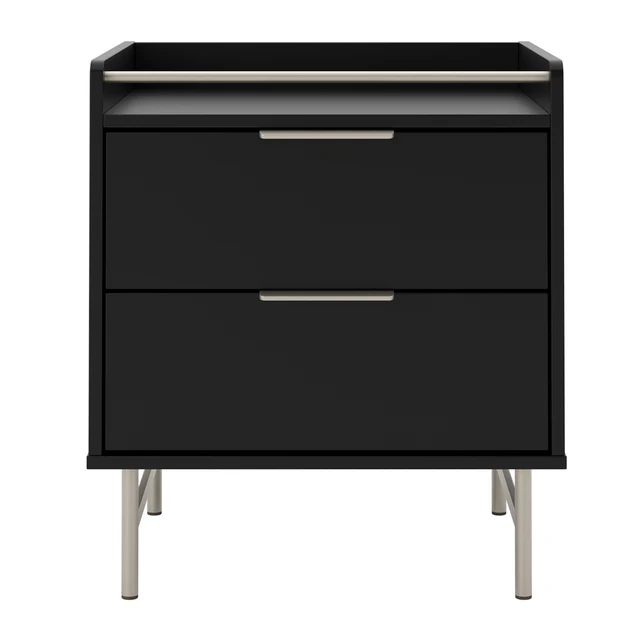 MESA DE CABECEIRA YVES 2 GAVETAS 