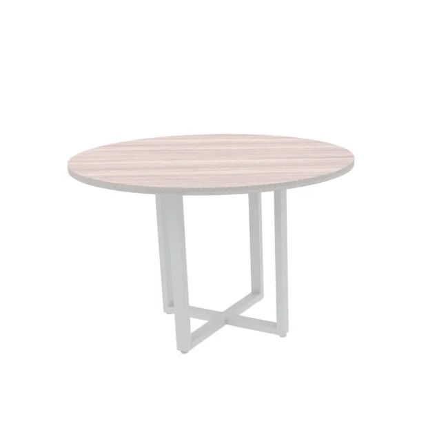 MESA REUNIAO REDONDA TUBOLAR