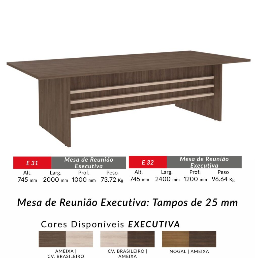 MESA DE REUNIAO EXECUTIVA 