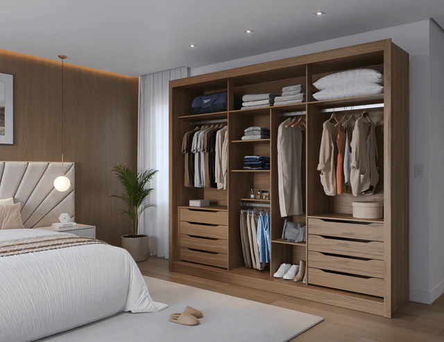 GUARDA ROUPA MONTCLAIR 3 PORTAS CORRER 2,75 CM 