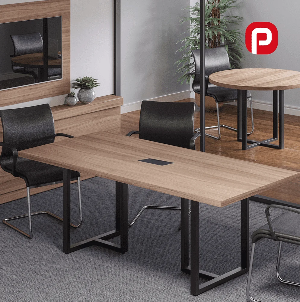 MESA REUNIAO RETANGULAR POWER BOX PE40 TUB