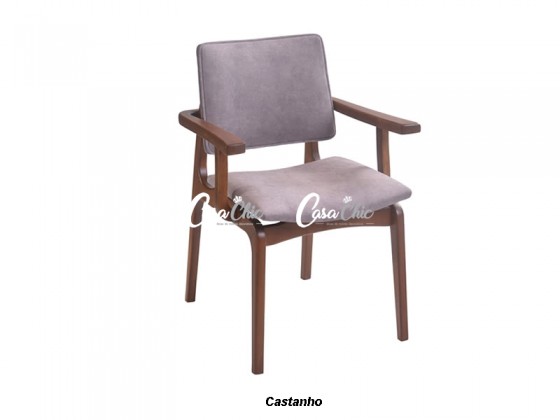 Poltrona Cadeira com Braço Berlim 