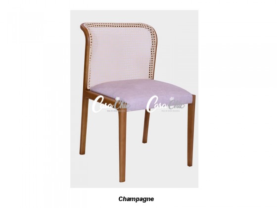 Cadeira em Madeira Maciça com Encosto em Tela C036 Bragança