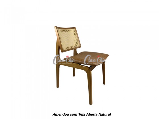 Cadeira Amsterdã Encosto em Tela