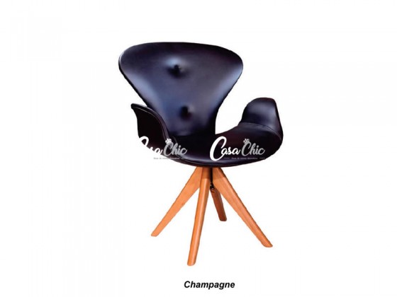 Poltrona Cadeira com Braço em Madeira Maciça C014 Elisa