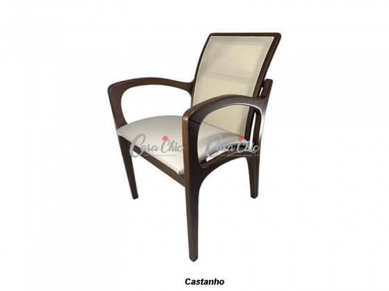 Poltrona Cadeira com Braço Encosto em Tela Valquiria COM ENTREGA IMEDIATA