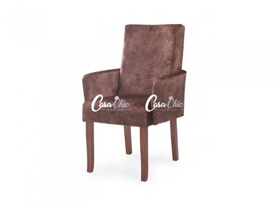 Poltrona Cadeira com Braço em Madeira Maciça 20031 Fenix