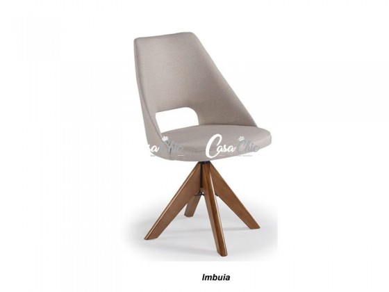 Cadeira Giratoria em Madeira Maciça 6192 Safira