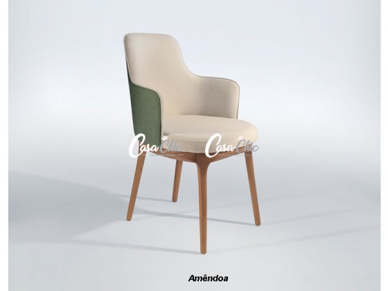 Poltrona Cadeira com Braço Girassol