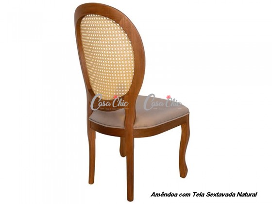 Cadeira Medalhão 6069 com Encosto em Tela ou com Capitone