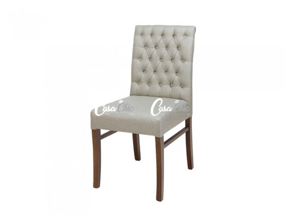 Cadeira em Madeira Maciça com Capitone 7100 Lorena