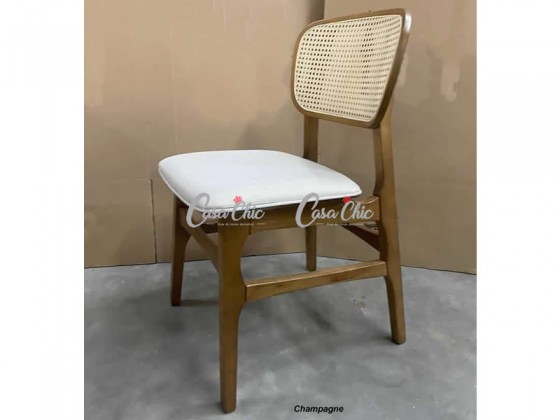 Cadeira em Madeira Maciça com Encosto em Tela 6793 Arezzo