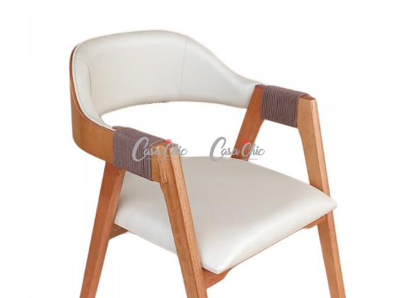 Cadeira em Madeira Maciça com Corda