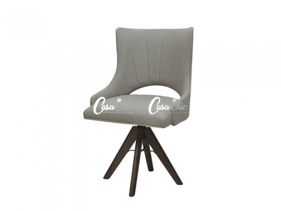 Cadeira Giratoria em Madeira Maciça 7805 Flora